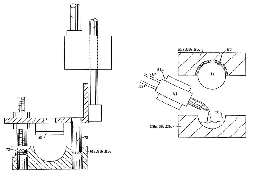 Method of forming a multilayer golf ball with a thin thermoset outer layer