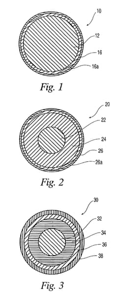 Thin-layer-covered golf ball with inproved velocity