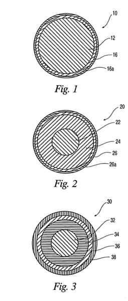Thin-layer-covered golf ball with improved velocity
