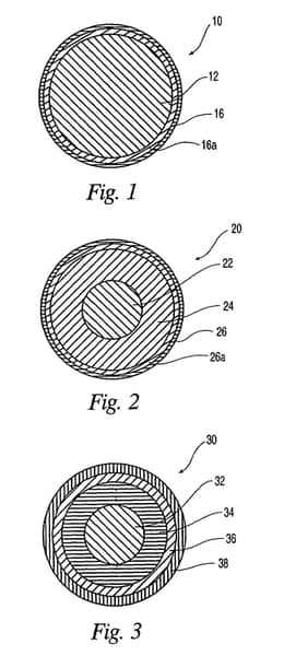 Thin-layer-covered golf ball with improved velocity